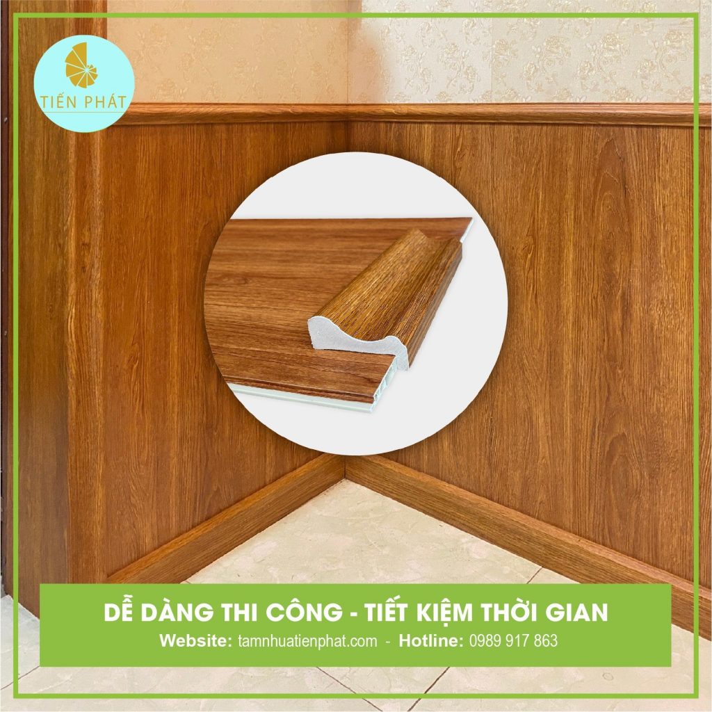Tấm nhựa ốp chân tường